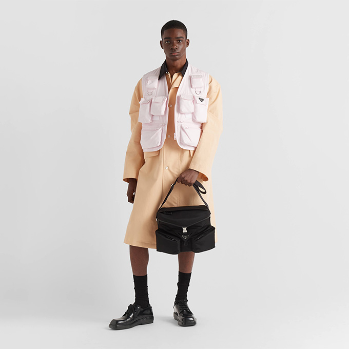 9a+ prada re-nylon crossbody messenger bag